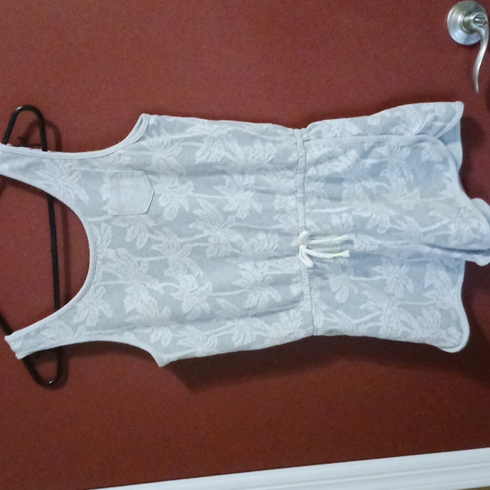 Cat & Jack Girls Tropical Palm Tree Pattern Romper Size XL(14/16)